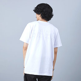 WAVE 点字 チャリティ Tシャツ WHITE  Lサイズ